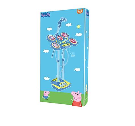 Shop Peppa Pig Drum Set And Microphone Musical Toys for Kids age 3Y+ | Hamleys India