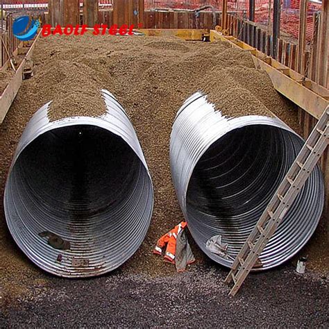 6' Diameter Galvanized Culvert Pipe For Sale - Buy Galvanized ...