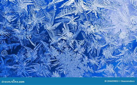 Ice Crystals Background