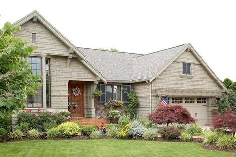 22 Ideas for Ranch-Style Home Exteriors | Home landscaping, Landscape ideas front yard curb ...