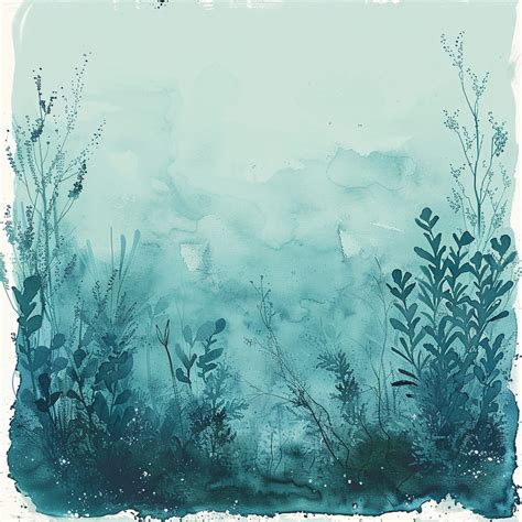 Ocean Floor Watercolor Art Free Stock Photo - Public Domain Pictures