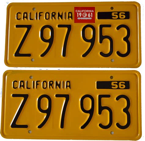 Collectibles & Art US: California 1960 california license plate ...