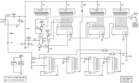 Arduino Nixie Clock Schematic