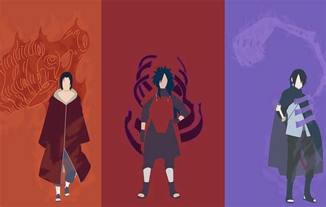 Naruto Shippuden, anime, kekkei genkai, nukenin, Naruto, Itachi Minimalist HD wallpaper | Pxfuel