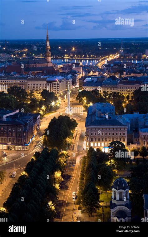 City Skyline, Riga, Latvia Stock Photo, Royalty Free Image: 24923504 ...