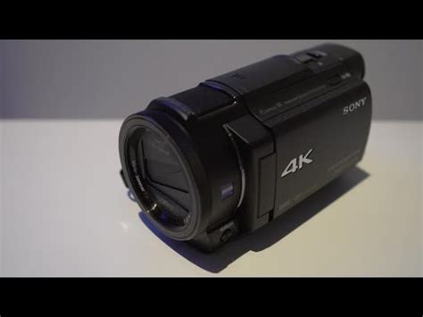 Get a look at Sony's new 4K camcorder - YouTube