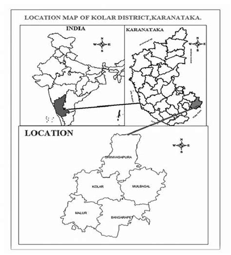 Location Map of Kolar District, Karnataka. | Download Scientific Diagram