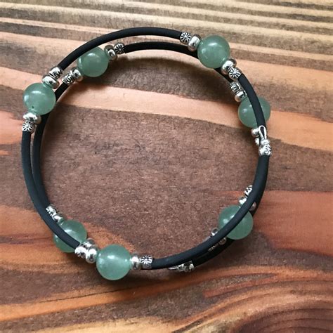 Aventurine Wraparound Bracelet - Spiritual Twist