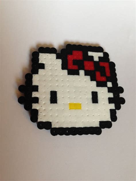 Hello Kitty Perler Bead Sprite by pixel-bits-art on DeviantArt