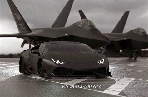 Lamborghini Huracan Black Matte a Fighter Plane by Liberty Walk | Super cars, Expensive sports ...