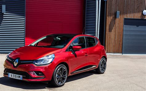 Image Renault 2016 Clio Red Metallic automobile 3840x2400