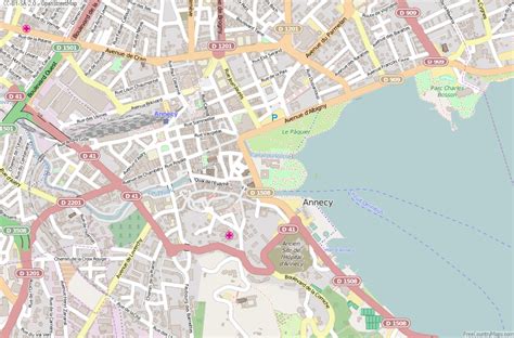 Annecy Map France Latitude & Longitude: Free Maps