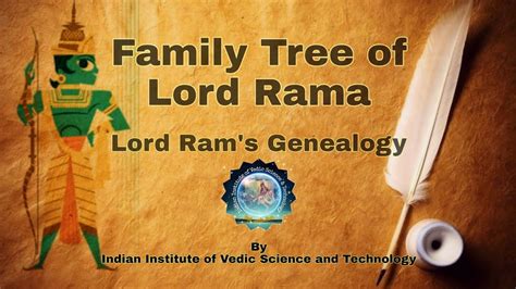 Lord Rama Family Tree