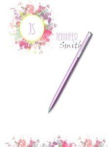 Free Monogrammed Stationery