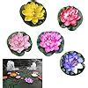 Amazon.com: VORCOOL 5Pcs Artificial Floating Water Lily EVA Lotus ...