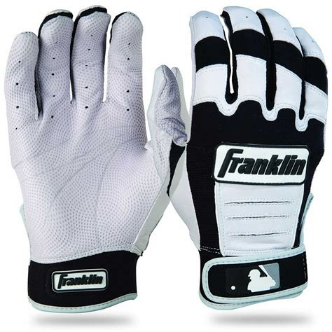 Franklin Sports MLB CFX Pro Baseball Batting Gloves - Pearl/Black ...