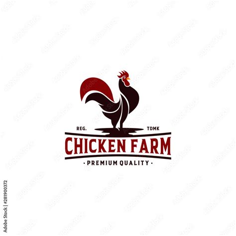 Chicken Farm Logo Collection Stock Vector Stock Vector | Adobe Stock