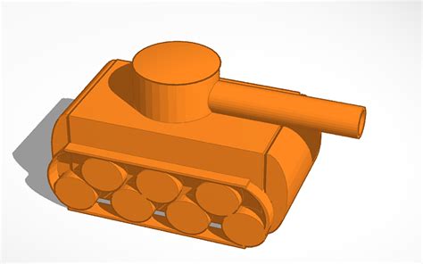 3D design tank - Tinkercad