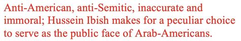 [Hussein Ibish:] U.S. Arabs' Firebrand :: Daniel Pipes