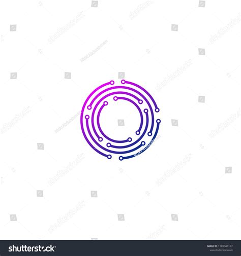 Letter O Logotype Green Color Logo Stock Vector (Royalty Free ...