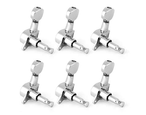 Tuning Pegs Machine Heads for Electric Guitars 6-in-Line Chrome 6pc ...