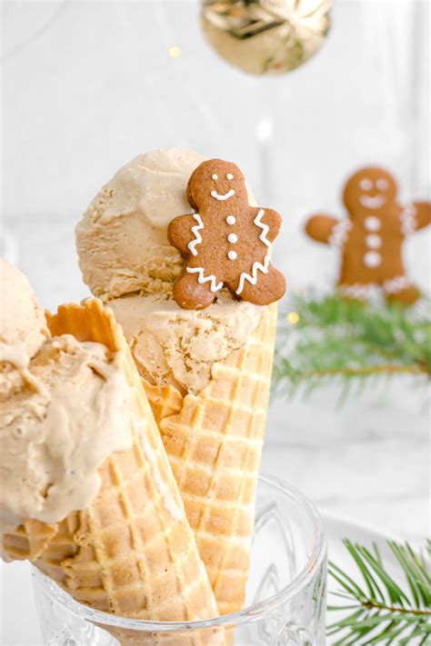 Homemade Gingerbread Ice Cream - Bakers Table