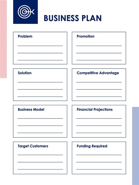 Business Plan Template S09082215 | Infografolio