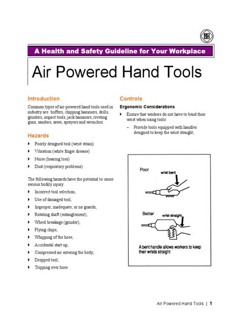 Air Powered Tools Safety | PDF | Valve | Mechanical Engineering