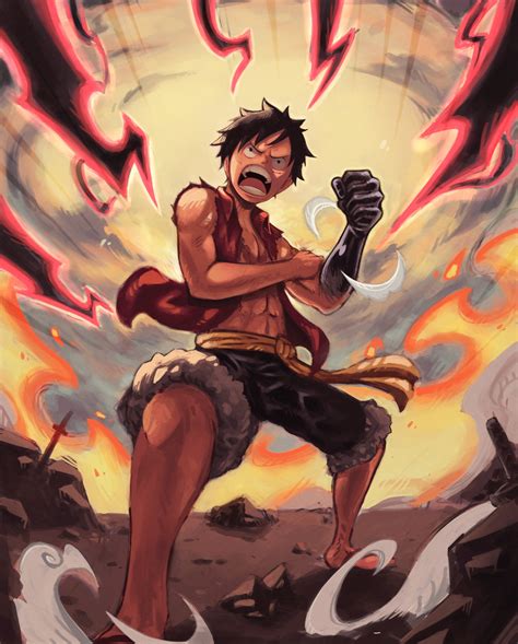 ArtStation - Monkey D. Luffy fanart