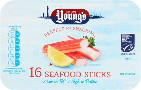 16 Seafood Sticks • Young’s Seafood