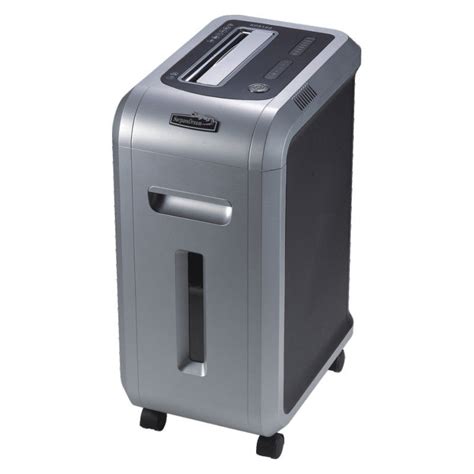 Grey Heavy Duty Office Shredder , Paper Shredding Machine With LED Light