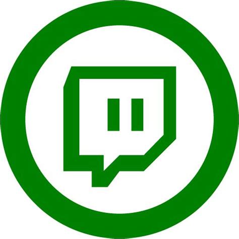 Green twitch tv 2 icon - Free green site logo icons