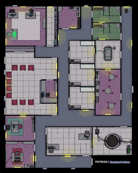 Modern/SciFi/Cyberpunk Research Lab (24 x 30) : r/Star_Wars_Maps