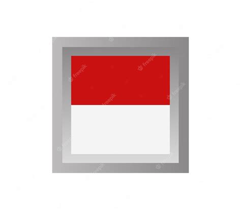 Premium Vector | Monaco flag