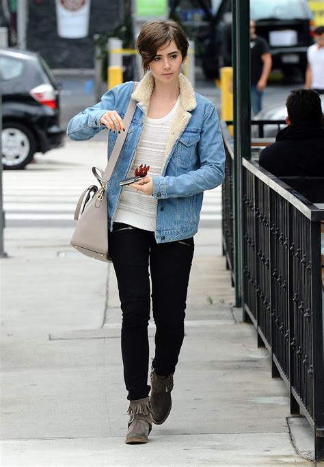 Lily Collins Street Style - Out in LA, June 2015