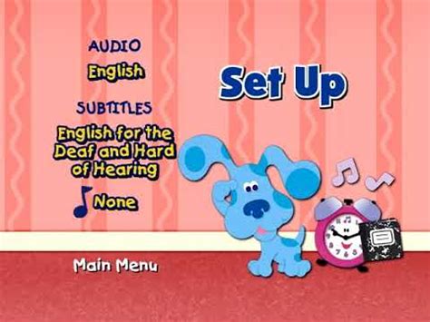 Blue's Clues: Blue's Big Musical Movie - DVD Menu Walkthrough - YouTube