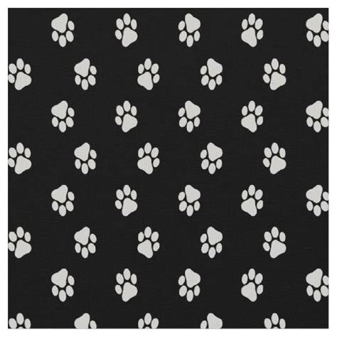 Dog Paw Prints Fabric, Cat Paw Prints, Pet Fabric | Dog paw print, Cat ...