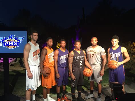 Photos: More black and purple, less orange mark Phoenix Suns uniform ...