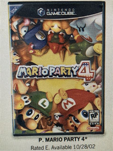 Temporary Mario party 4 box art with Mario party 3 art : r/Mario