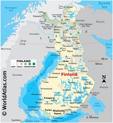 Finland Maps & Facts - World Atlas