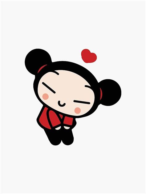 "pucca" Sticker for Sale by baileybutler24 | Mini canvas art, Pucca ...