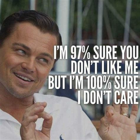 Leonardo DiCaprio Does not care 100% of the time | Memes | Percentage Calculator