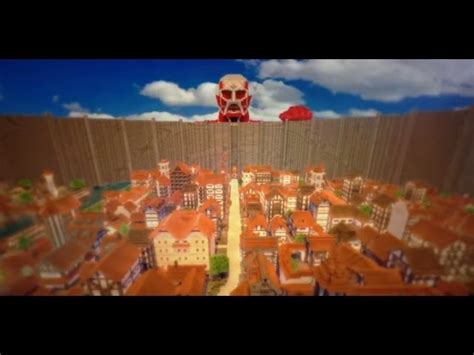 Project Shiganshina District (Attack on Titan) Minecraft Map