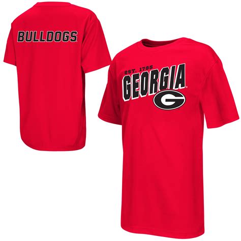 Georgia Bulldogs Youth Red Sidekick Polyester T-Shirt