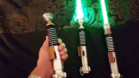 Luke Skywalker Lightsaber Reviews - YouTube