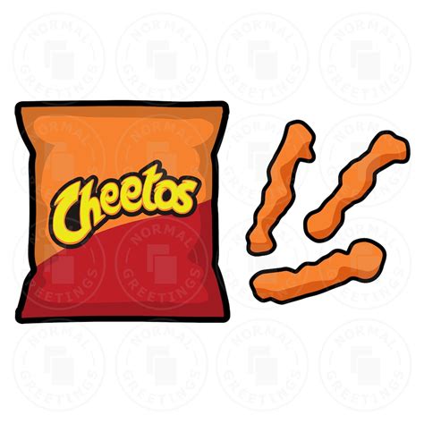 Cheetos Chips Bag of Chips Cheese Doodles Snacks Cricut Files SVG ...