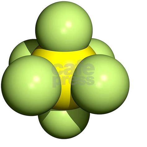 Sulphur hexafluoride molecule - Tote Bag by Science-Photo-Library ...