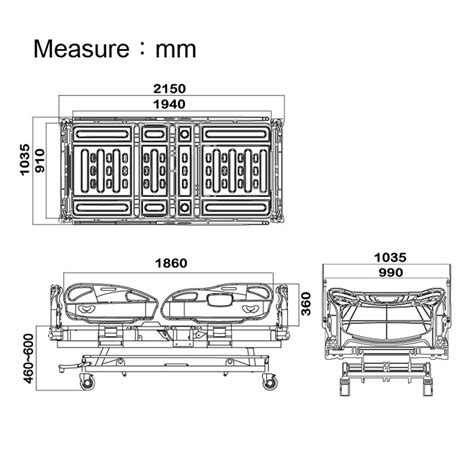 MD Creative - M4P-HA3 (3 Cranks Manual Bed)