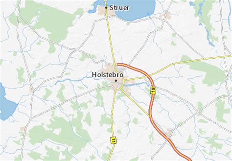 Map of Holstebro - Michelin Holstebro map - ViaMichelin