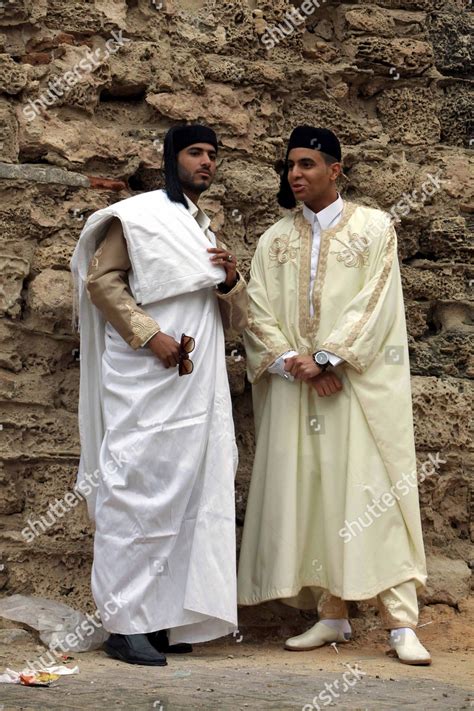 Libyan Men Wearing Traditional National Attire Editorial Stock Photo - Stock Image | Shutterstock